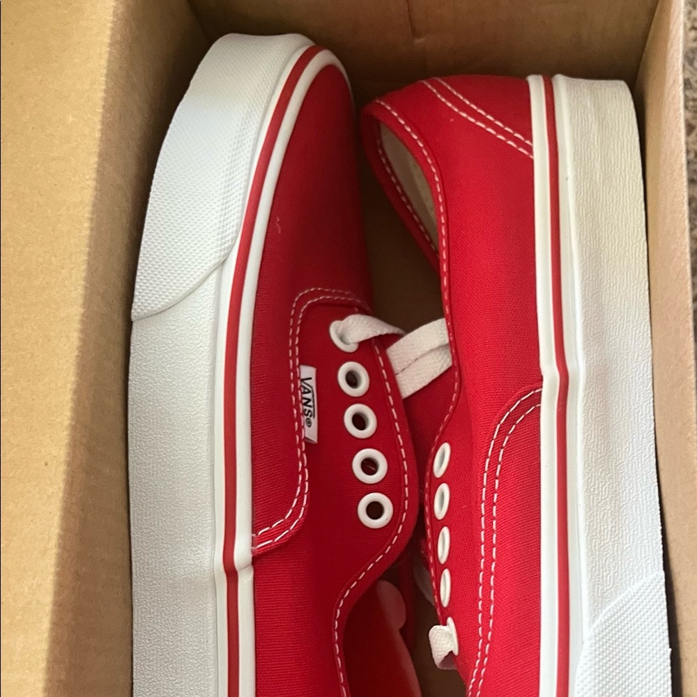 Red Woman’s  Vans